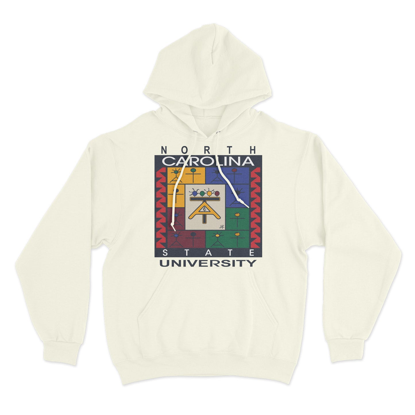Retro | Elements | Hoodie - Cream