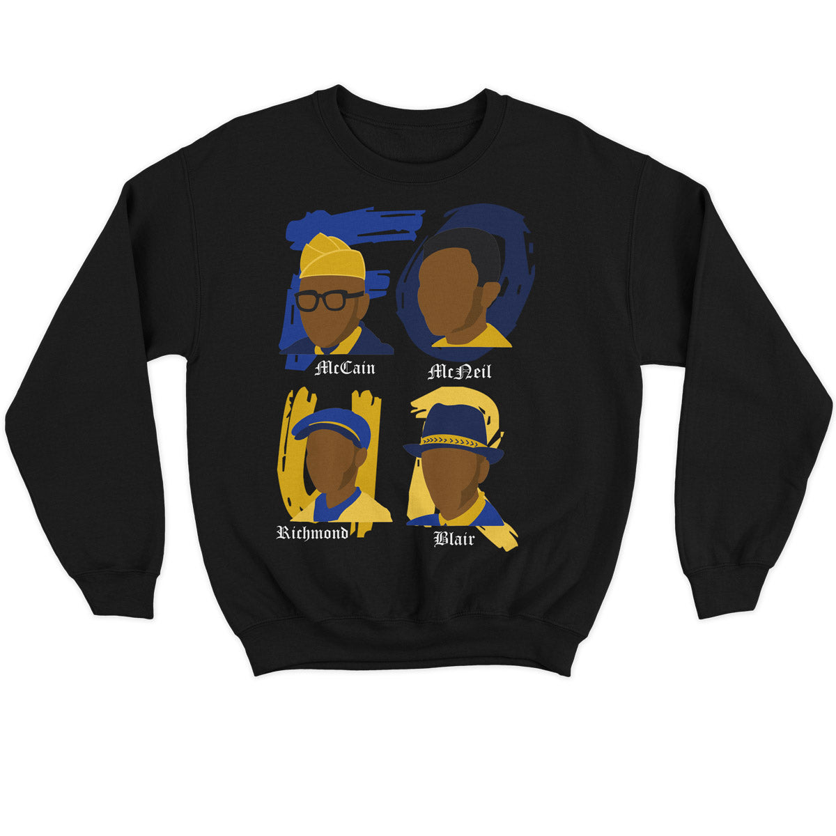 FebOne | FOUR | Sweatshirt - Black