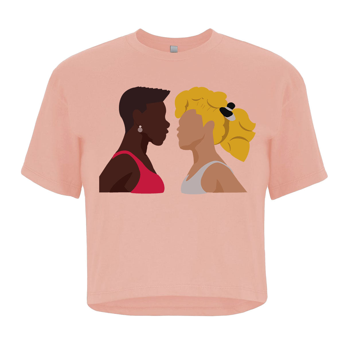 New Nostalgia | Good/Bad Hair | Crop Tee - Desert Pink