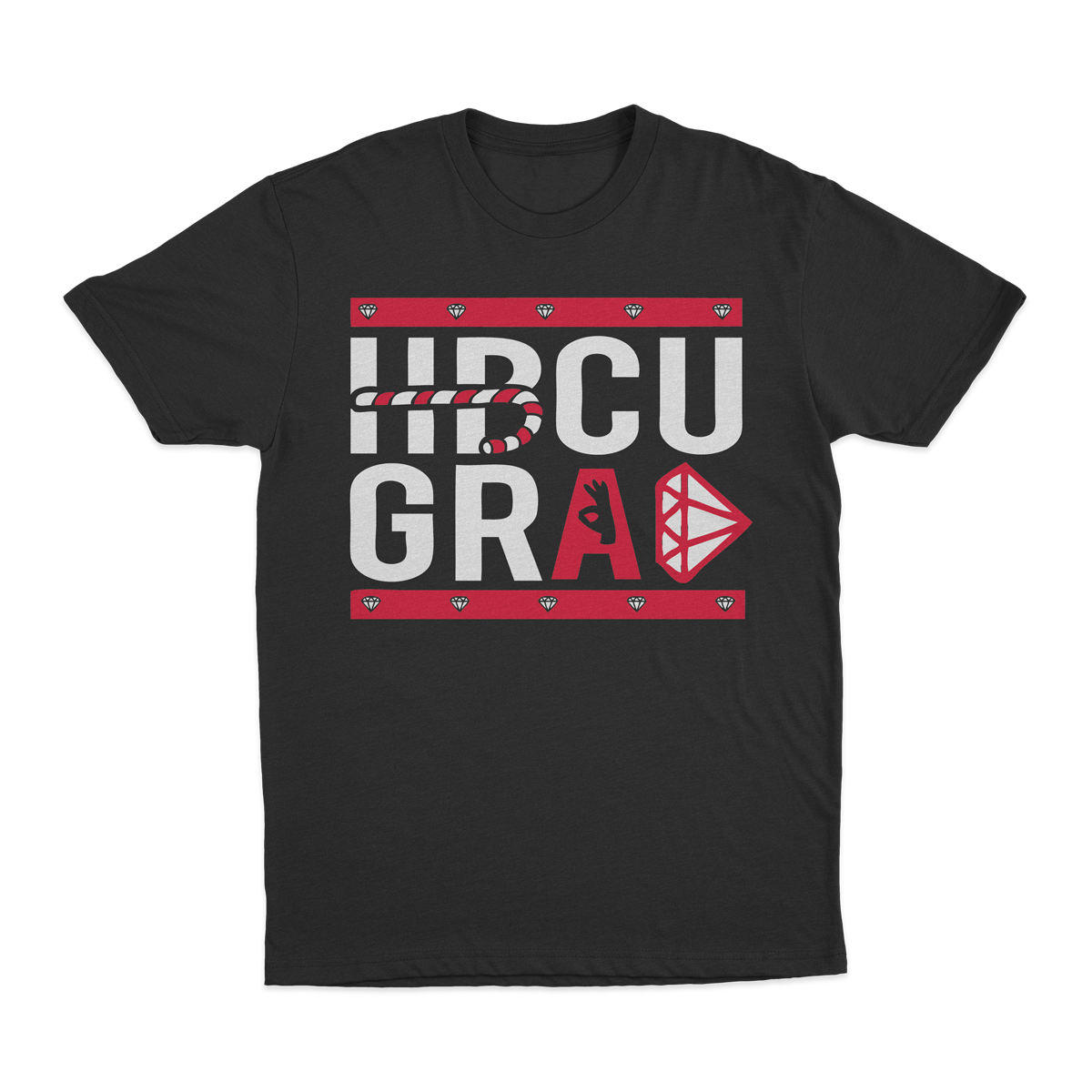 HBCU GRAD | Diamond Edition | Tshirt - Black