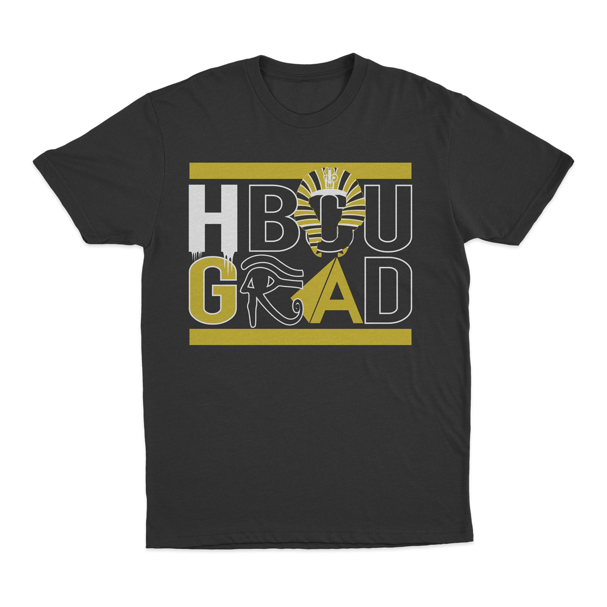 HBCU GRAD | Egyptian Edition | Tshirt - Black