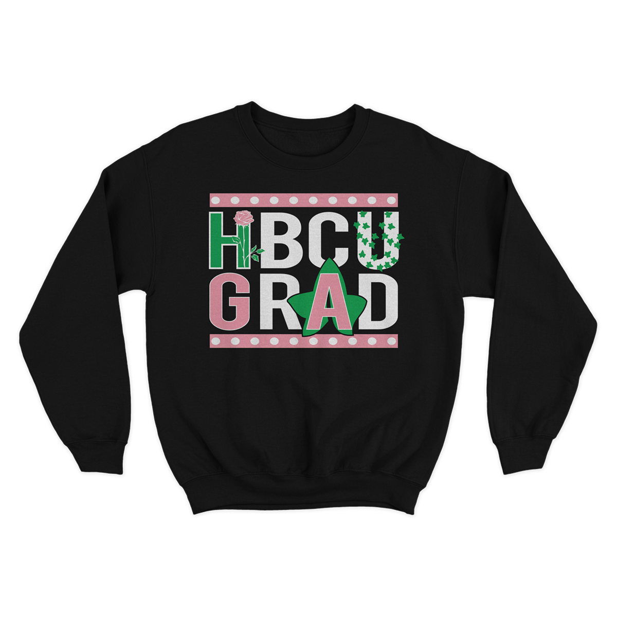 HBCU Grad | Pearl Edition | Sweatshirt - Black