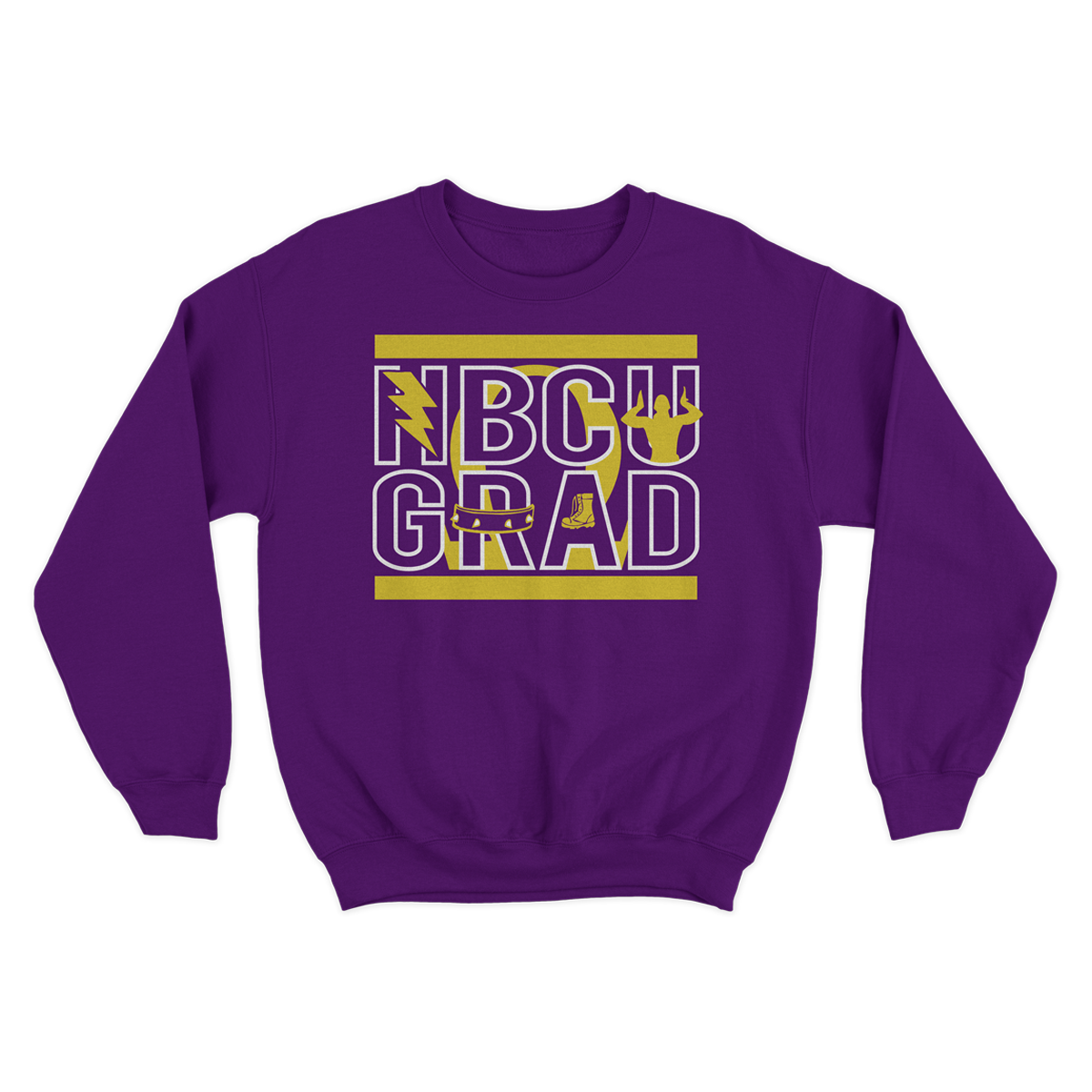 HBCU Grad | Que Edition | Sweatshirt - Purple