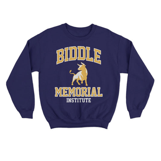 Historically Black Exclusive | Biddle Memorial | Sweatshirt - Navy