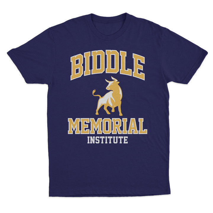 Historically Black Exclusive | Biddle Memorial Ex | Unisex Tee - Navy