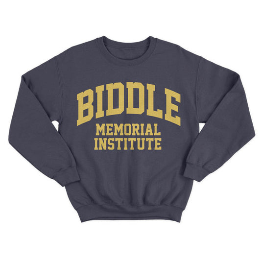 Historically Black | Biddle Memorial | Sweatshirt - Navy