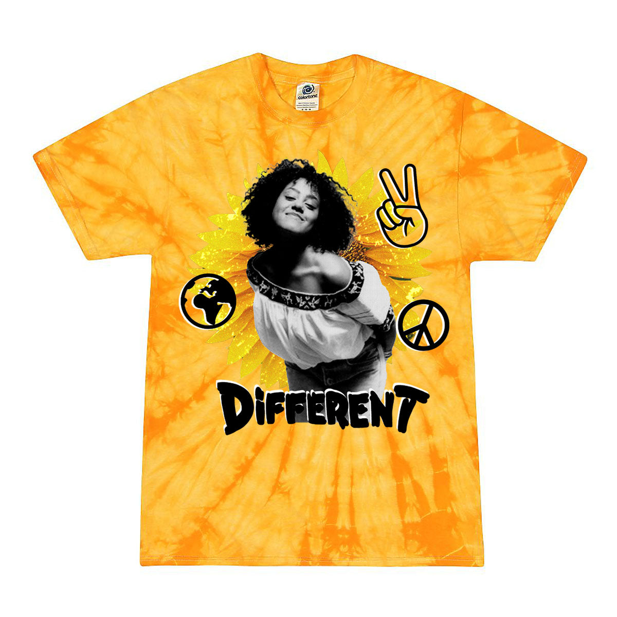 New Nostalgia | Different | Tshirt - Gold Tie Dye