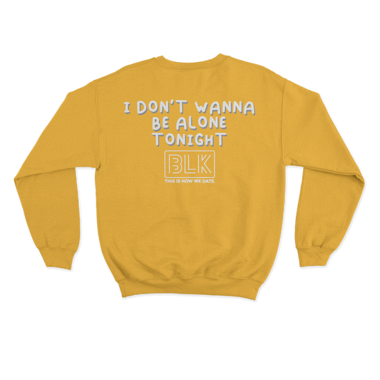 UA x BLK Collab | Be Alone | Sweatshirt - Gold