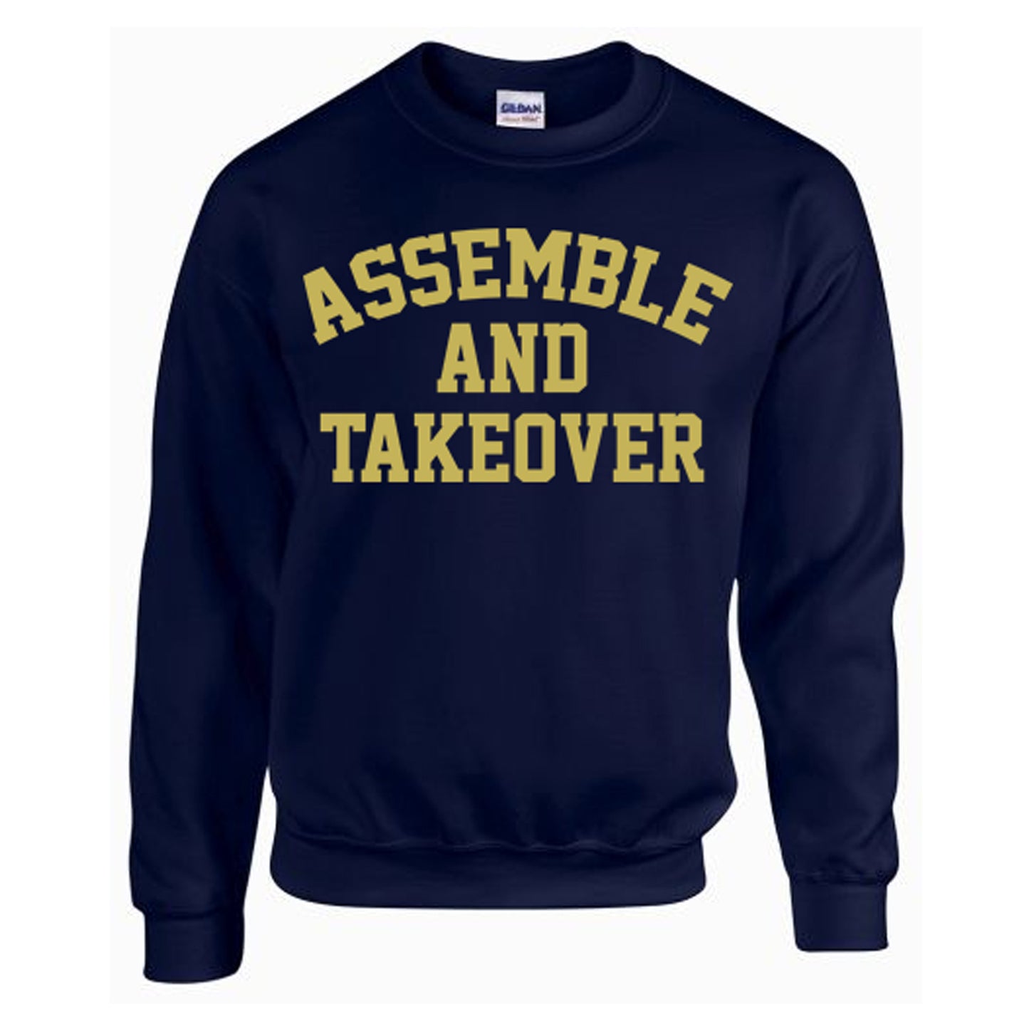 Exclusive Colorway | Assemble & Takeover Old Gold | Sweatshirt - Navy