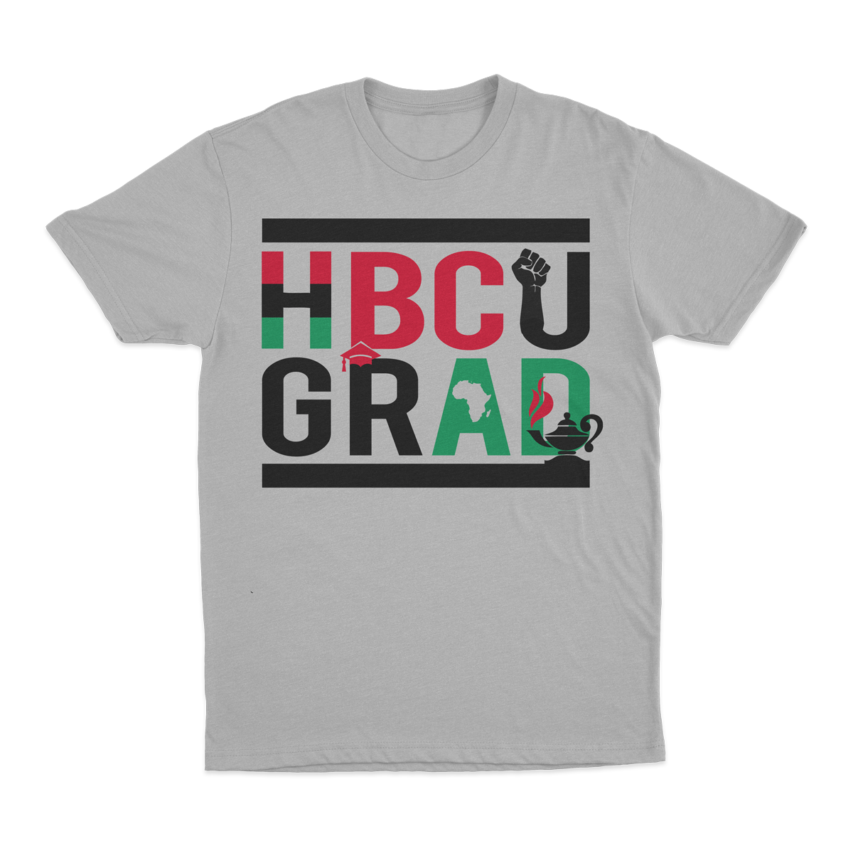 HBCU GRAD | Black Scholar Edition | Tshirt - Heather Gray – #HBCUGRAD