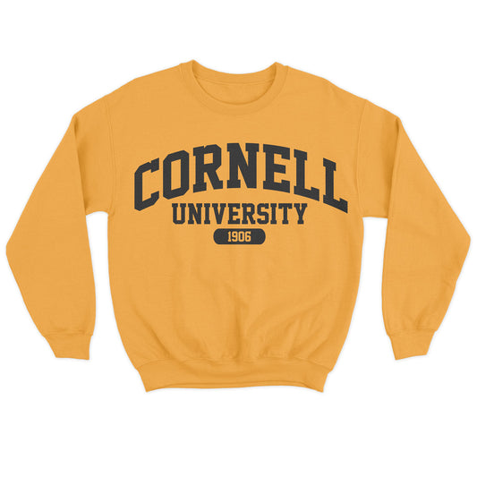Urban Argyle | Cornell 1906 | Sweatshirt - Gold
