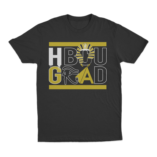 HBCU GRAD | Egyptian Edition | Tshirt - Black