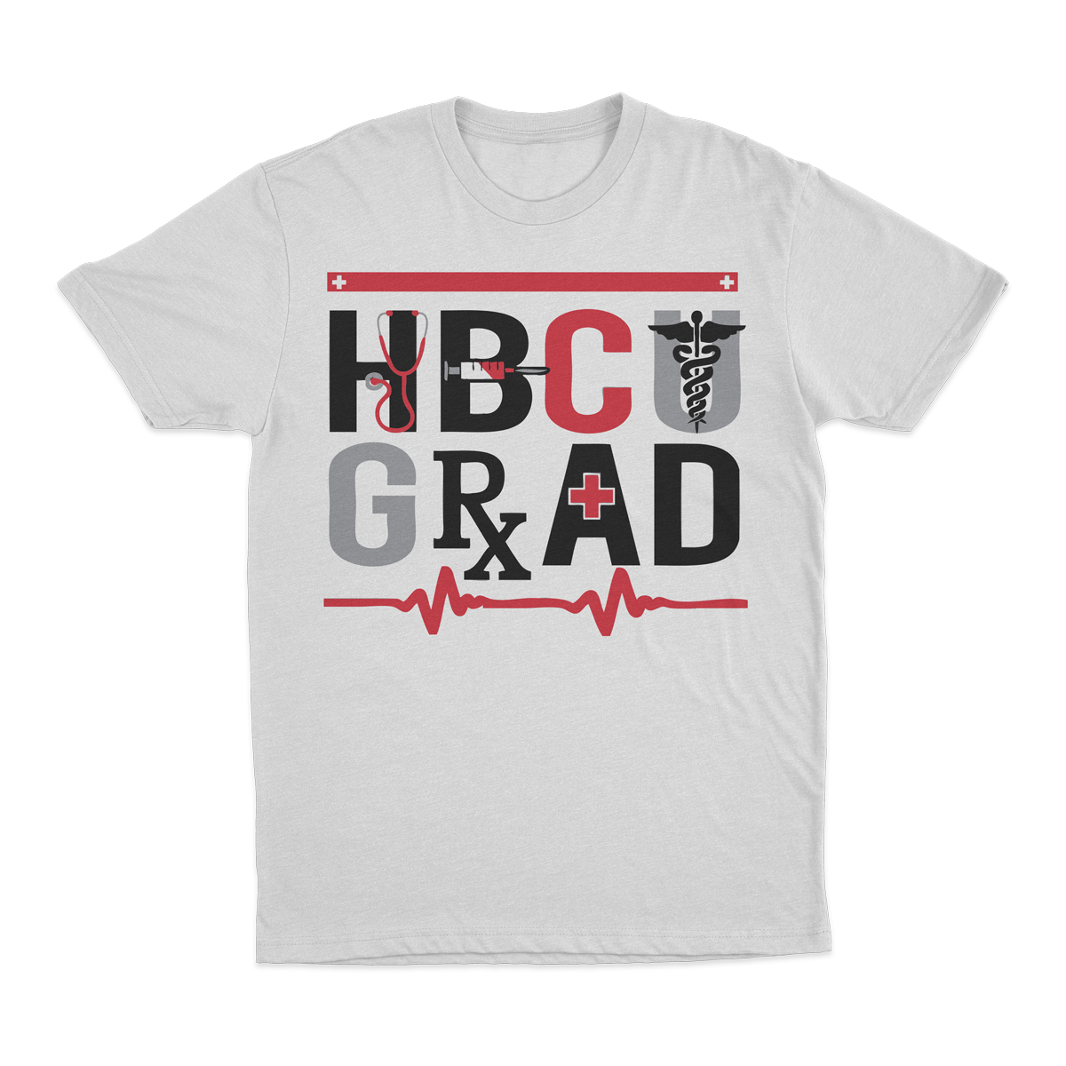 HBCU GRAD | Med Edition | Tshirt - White