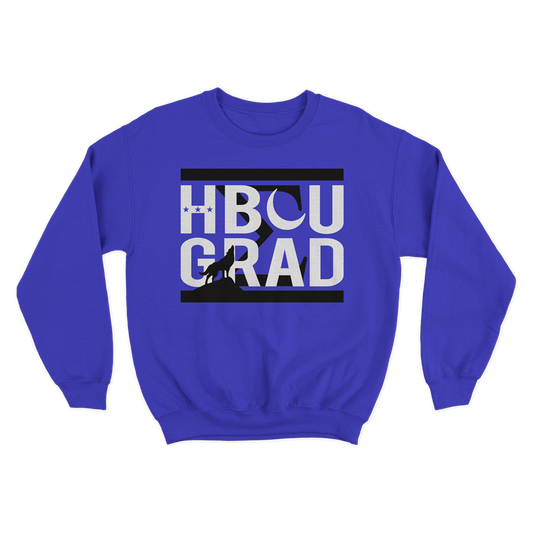 HBCU Grad | Blu Edition | Sweatshirt - Blue