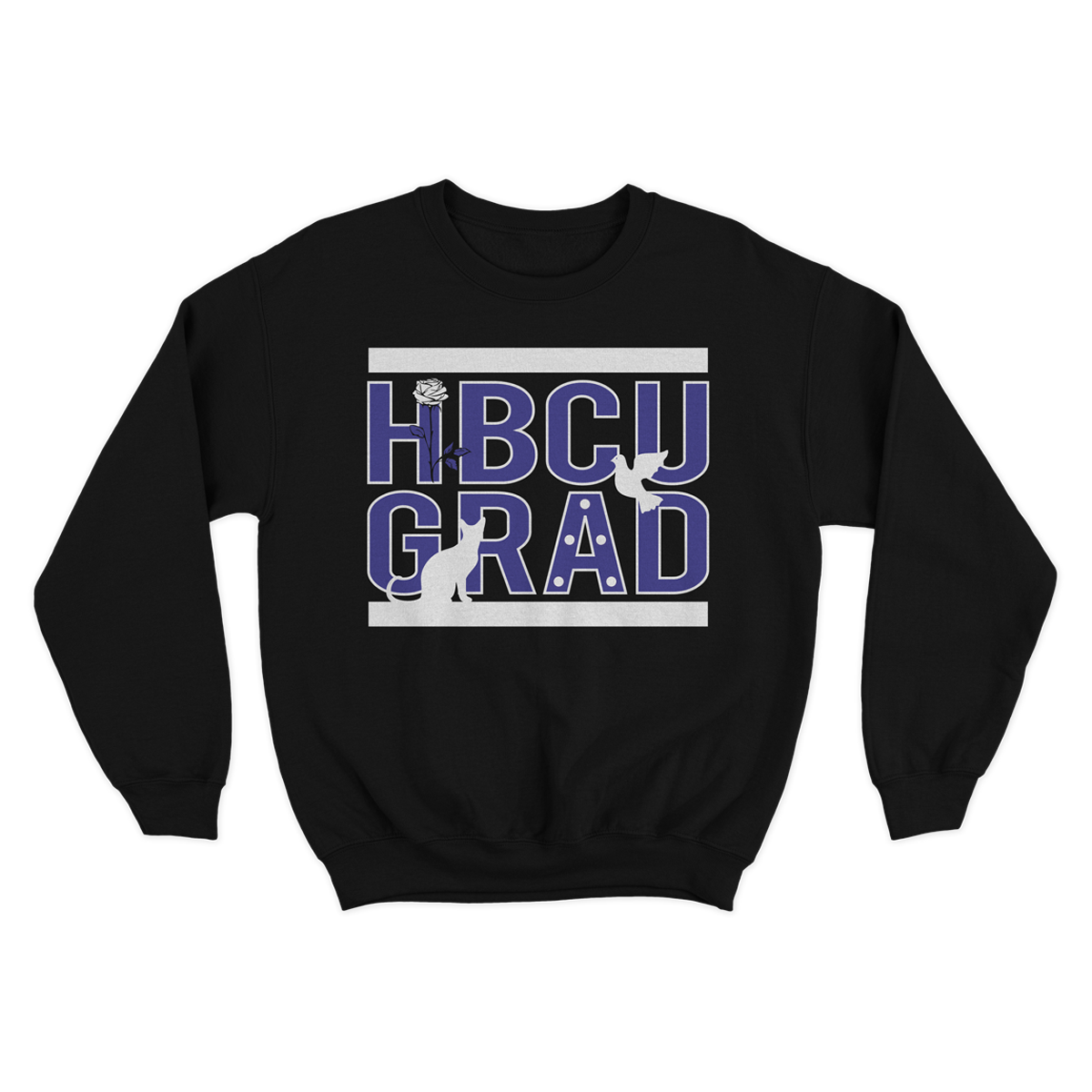 HBCU Grad | Dove Edition | Sweatshirt - Black
