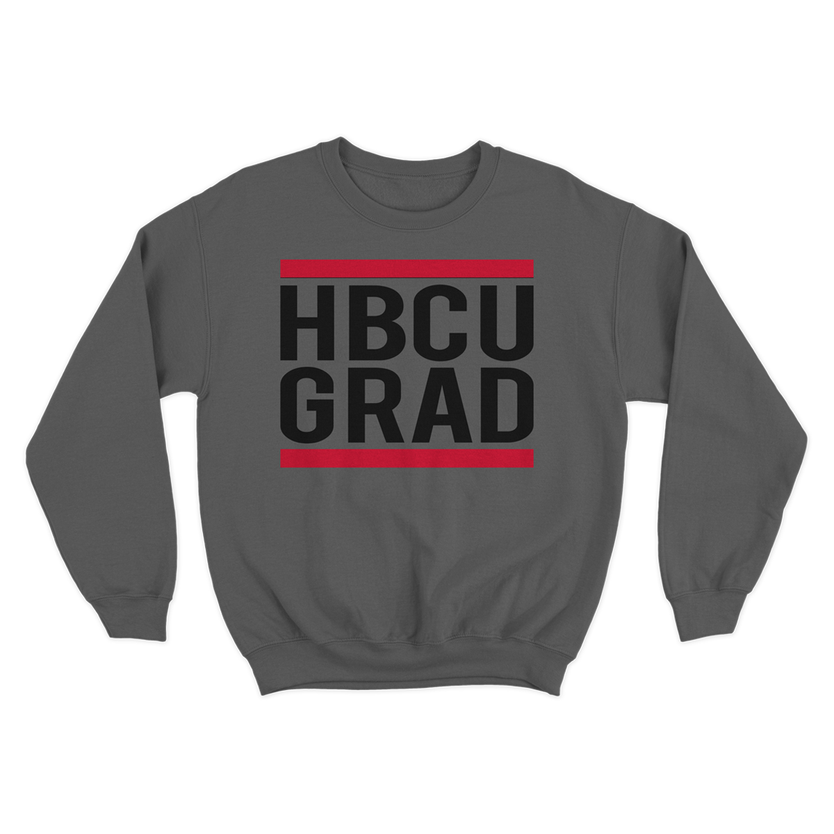 HBCU Grad | Classic Charcoal | Sweatshirt - Charcoal