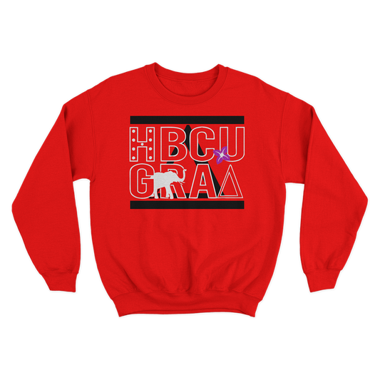 HBCU Grad | Pyramid Edition | Sweatshirt - Red