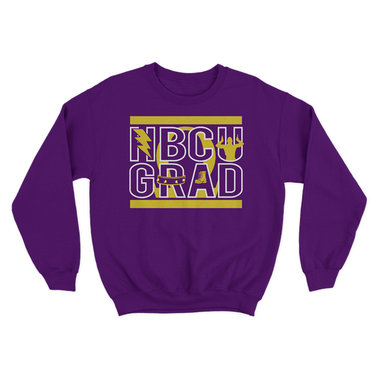 HBCU Grad | Que Edition | Sweatshirt - Purple