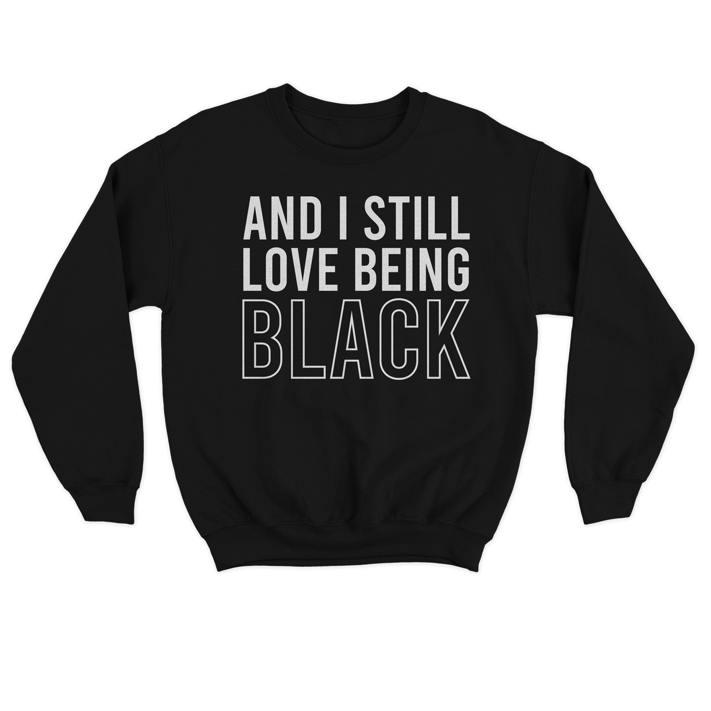 Urban Argyle | Still Love | Sweatshirt - Black