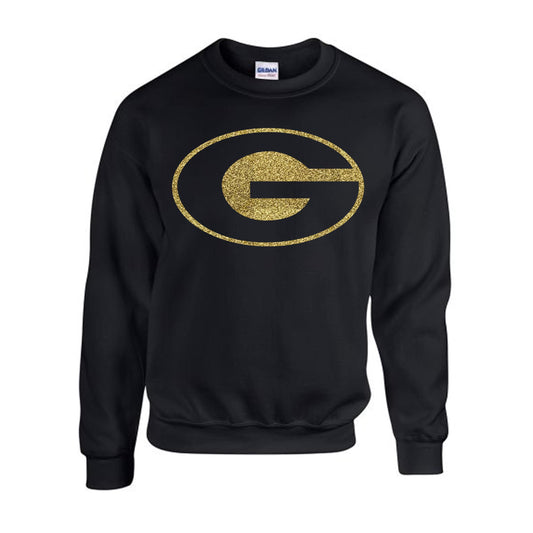 HBCU | Gram Glitter Flake | Sweatshirt - Black