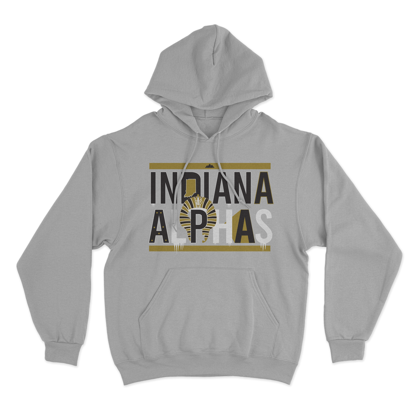 Urban Argyle | Indiana Alpha | Hoodie - Sports Gray