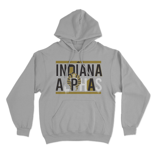 Urban Argyle | Indiana Alpha | Hoodie - Sports Gray