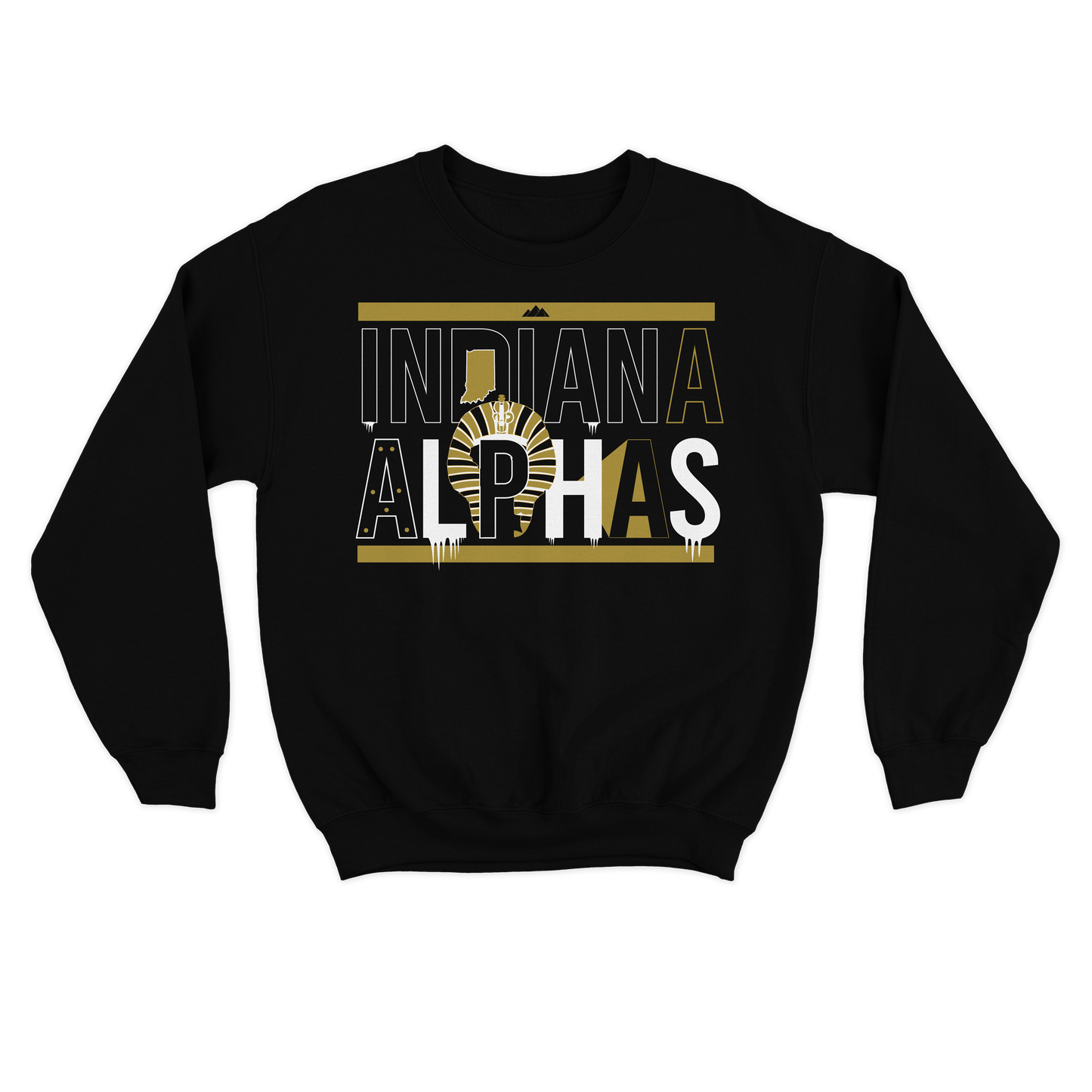 Urban Argyle | Indiana Alpha | Sweatshirt - Black