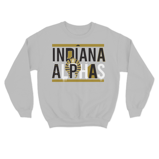 Urban Argyle | Indiana Alpha | Sweatshirt - Sports Grey