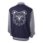 Embroidered Patch Navy Letterman Jacket