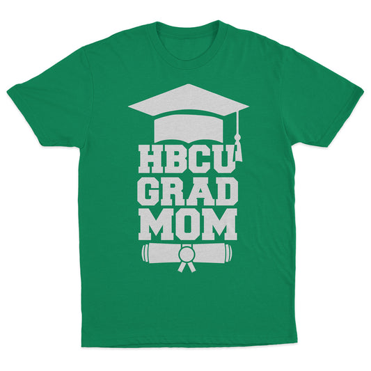 Grad Parent | HBCU Mom | Unisex Tee - Kelly Green