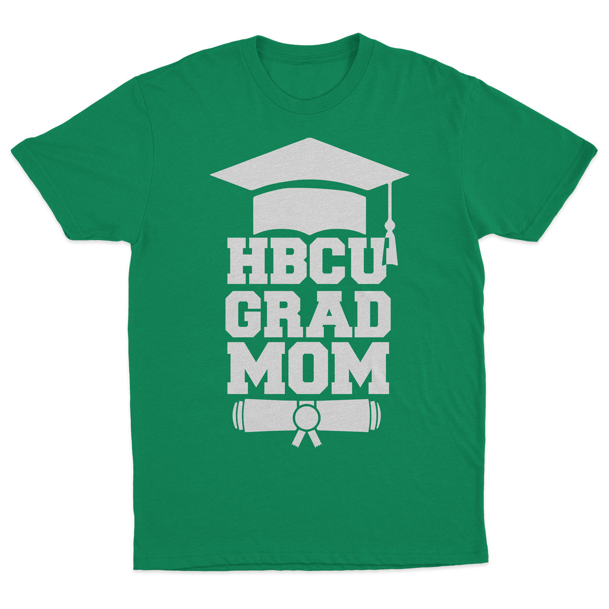 Grad Parent | HBCU Mom | Unisex Tee - Kelly Green
