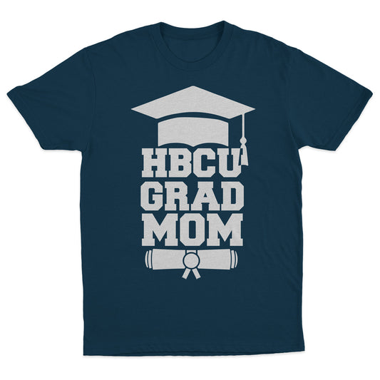 Grad Parent | HBCU Mom | Unisex Tee - Navy
