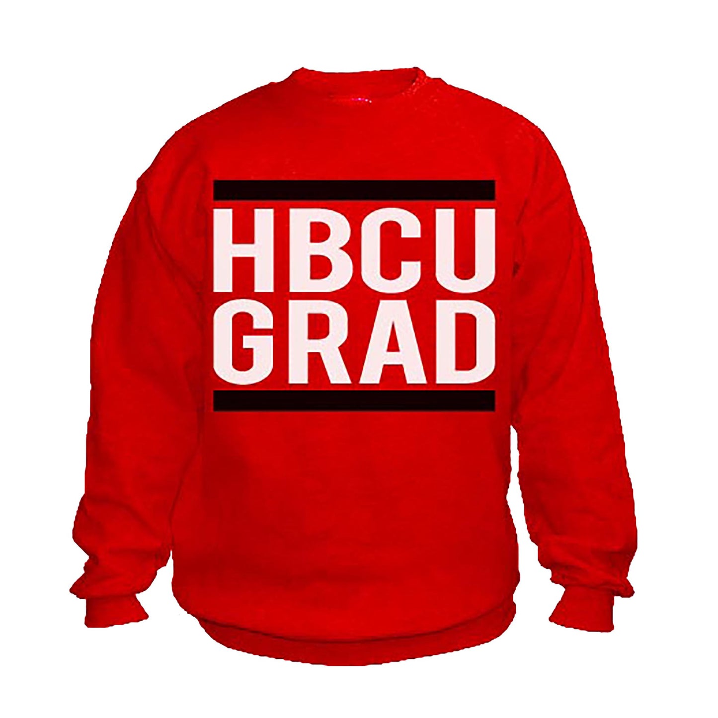 HBCU Grad | Classic Red | Sweatshirt - Red