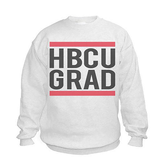 HBCU Grad | Classic White | Sweatshirt - White